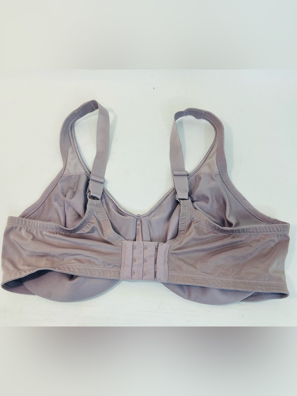 Olga Signature Support Cushion Underwire Unlined Full Coverage Bra Lavender 40DD - Picture 5 of 9